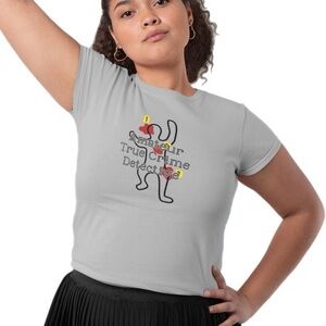 The Blind Medium | Gray ‘Amateur True Crime Detective’ Graphic T-Shirt